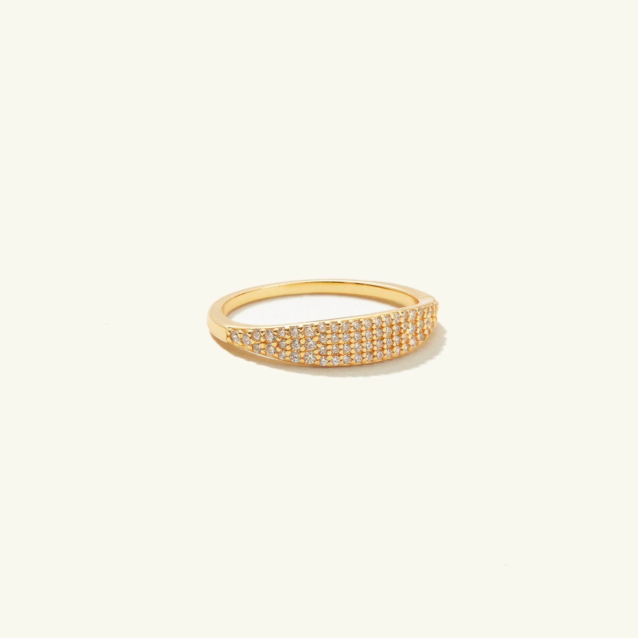 Pave Signet Ring