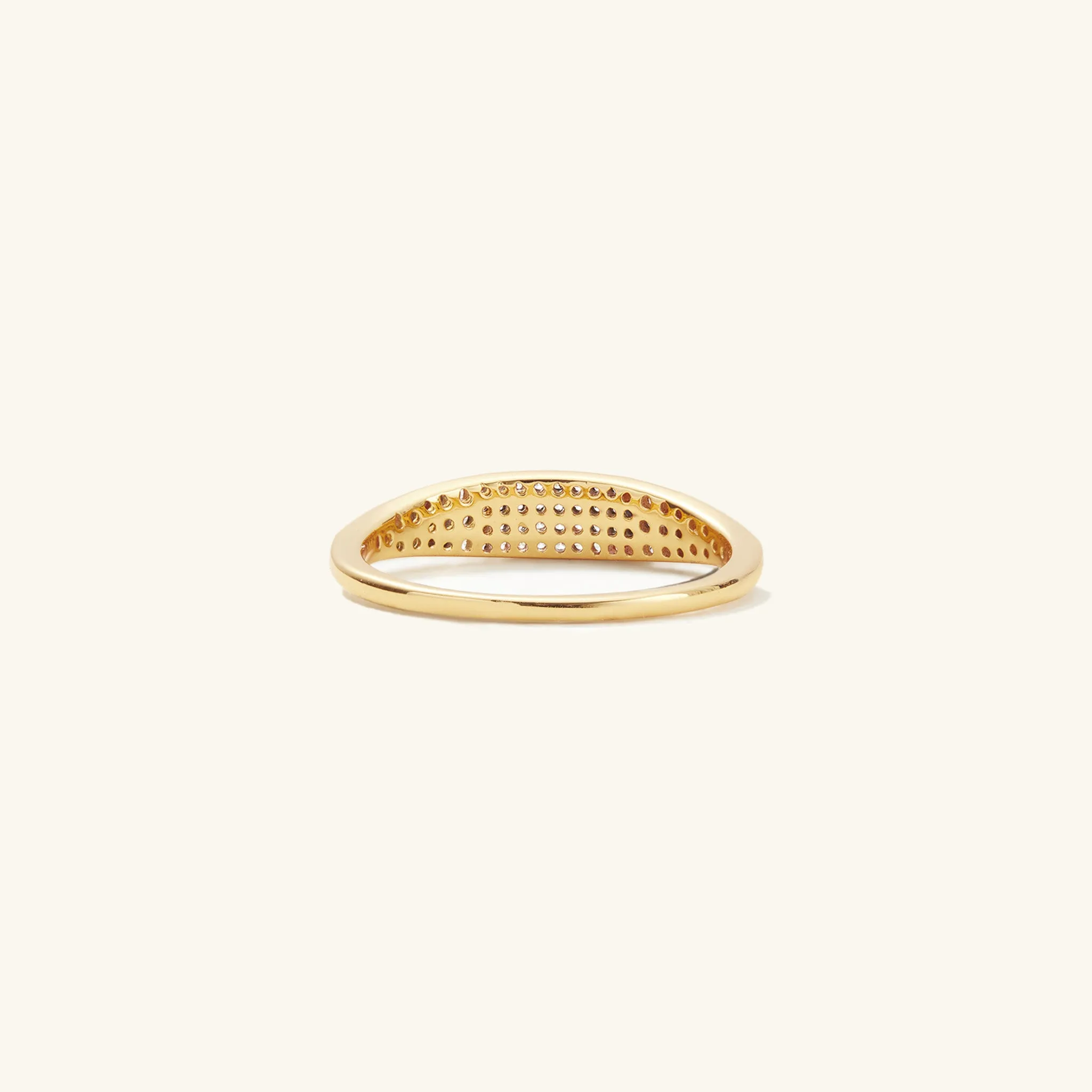 Pave Signet Ring