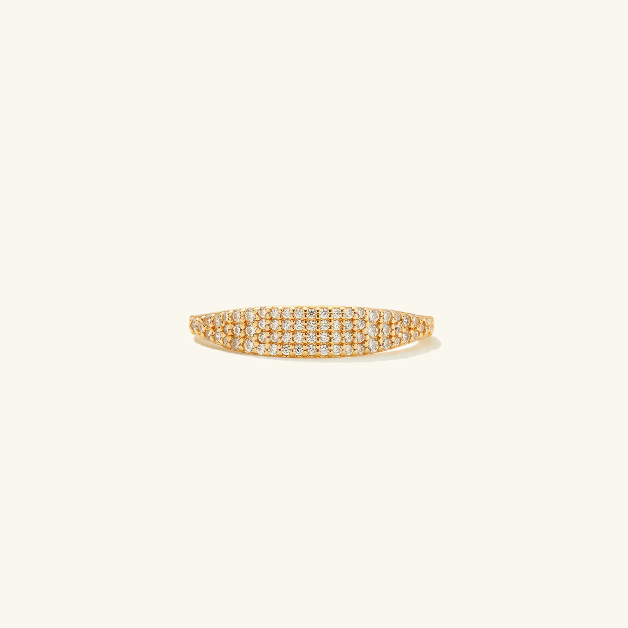 Pave Signet Ring