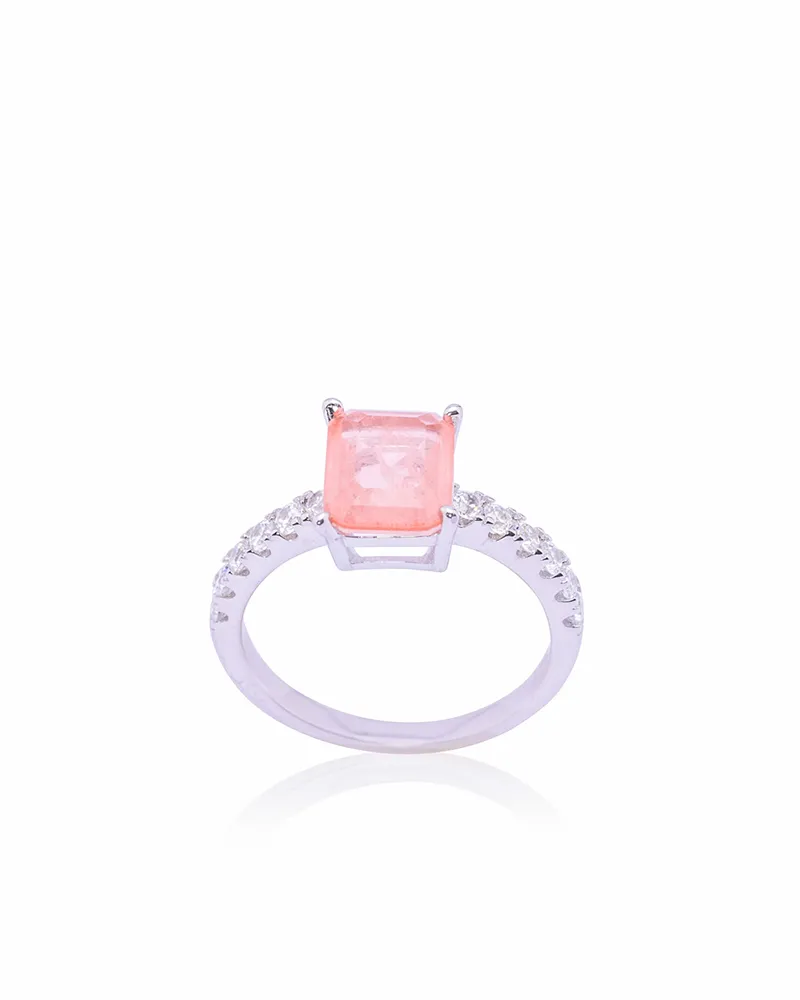 Peach Stone Ring Blossom