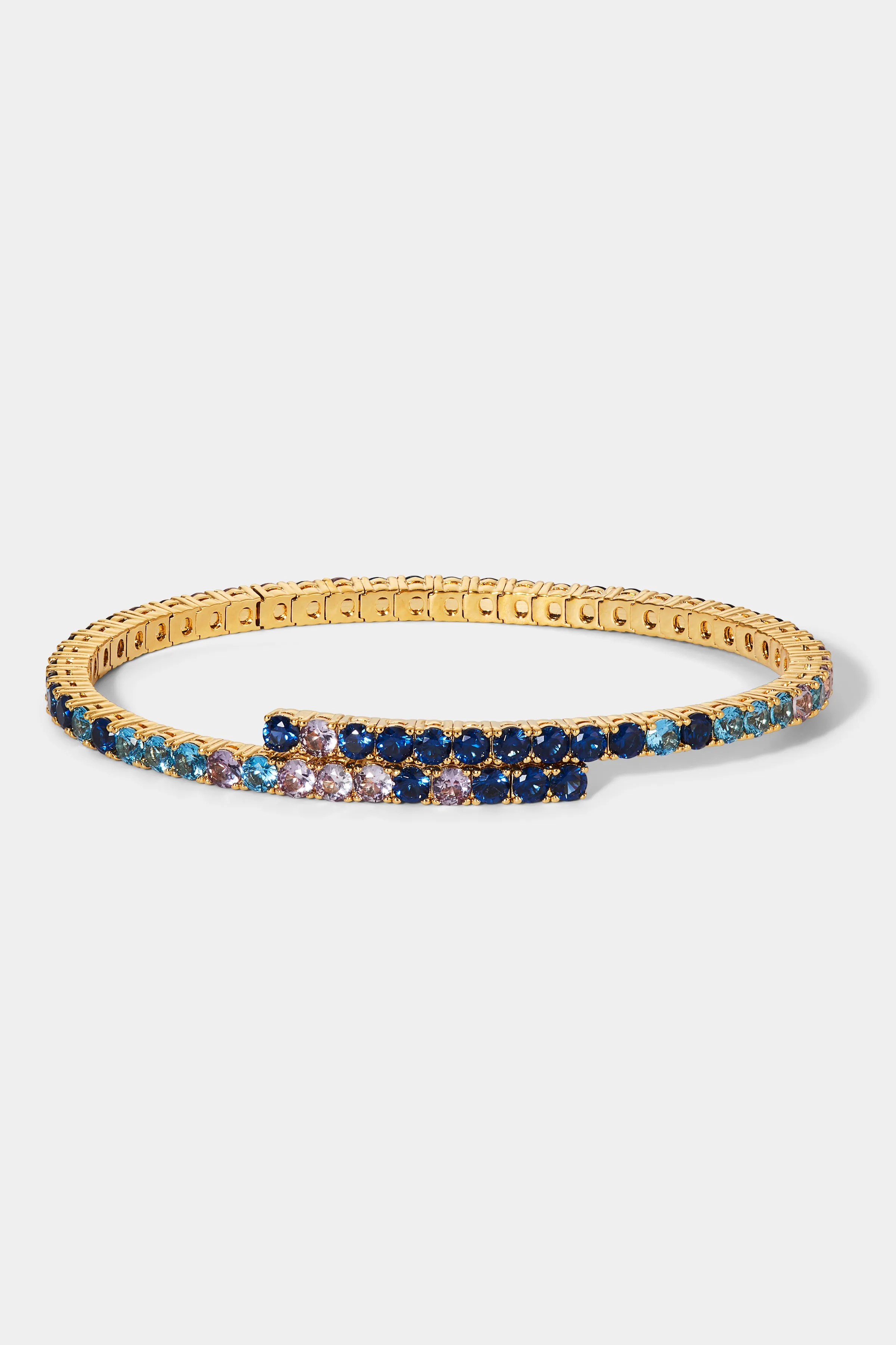 PERFECT TENNIS PURPLE 3MM WRAP BRACELET
