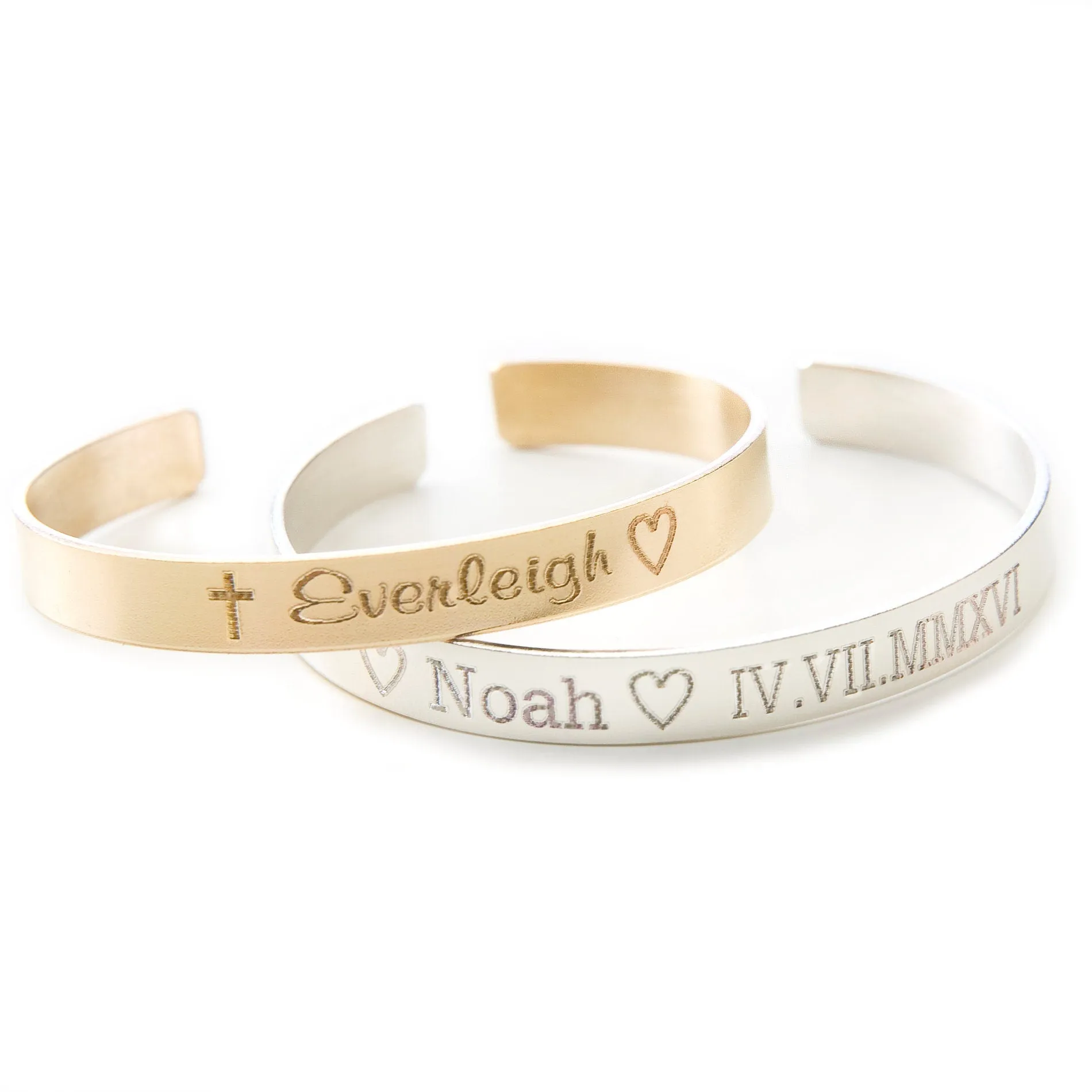 Personalized Child Cuff / Bangle Bracelets - CG396B. Starts at