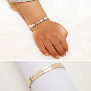 Personalized Child Cuff / Bangle Bracelets - CG396B. Starts at