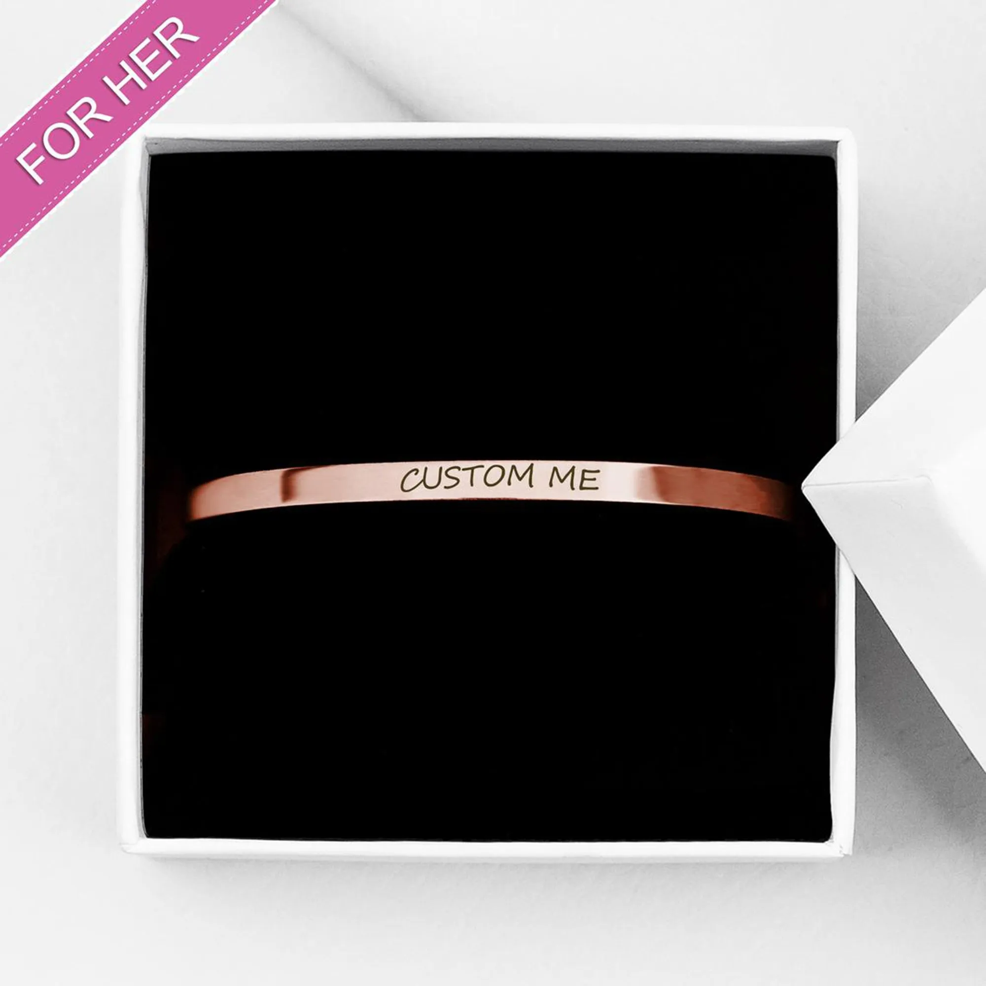 Personalized Couples Bracelet Cuff Gifts Set, Ideal for Anniversary Gift for Couples, Custom Message/Date/Coordinates Bracelet