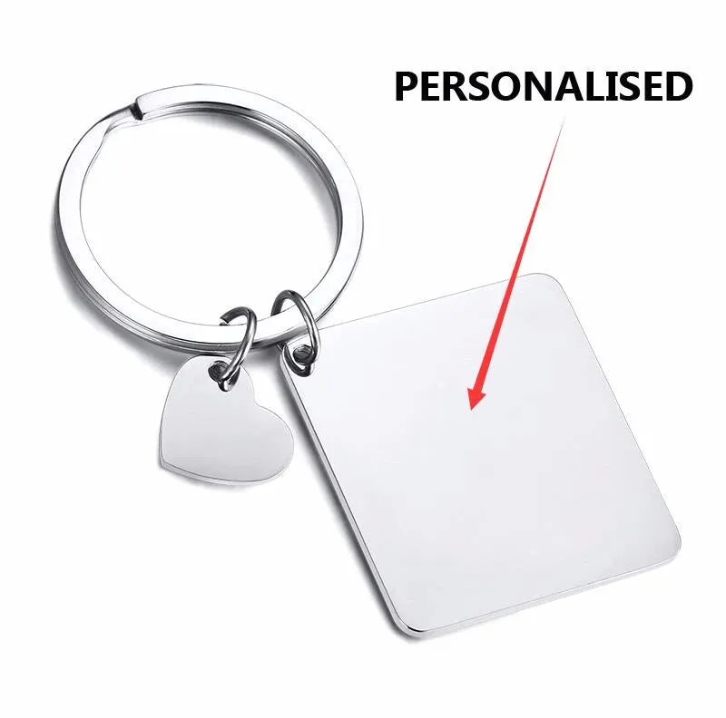 Personalized DAD Gift Keychains