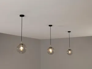 RAAK Amsterdam Pendants with Clear Glass Orbs
