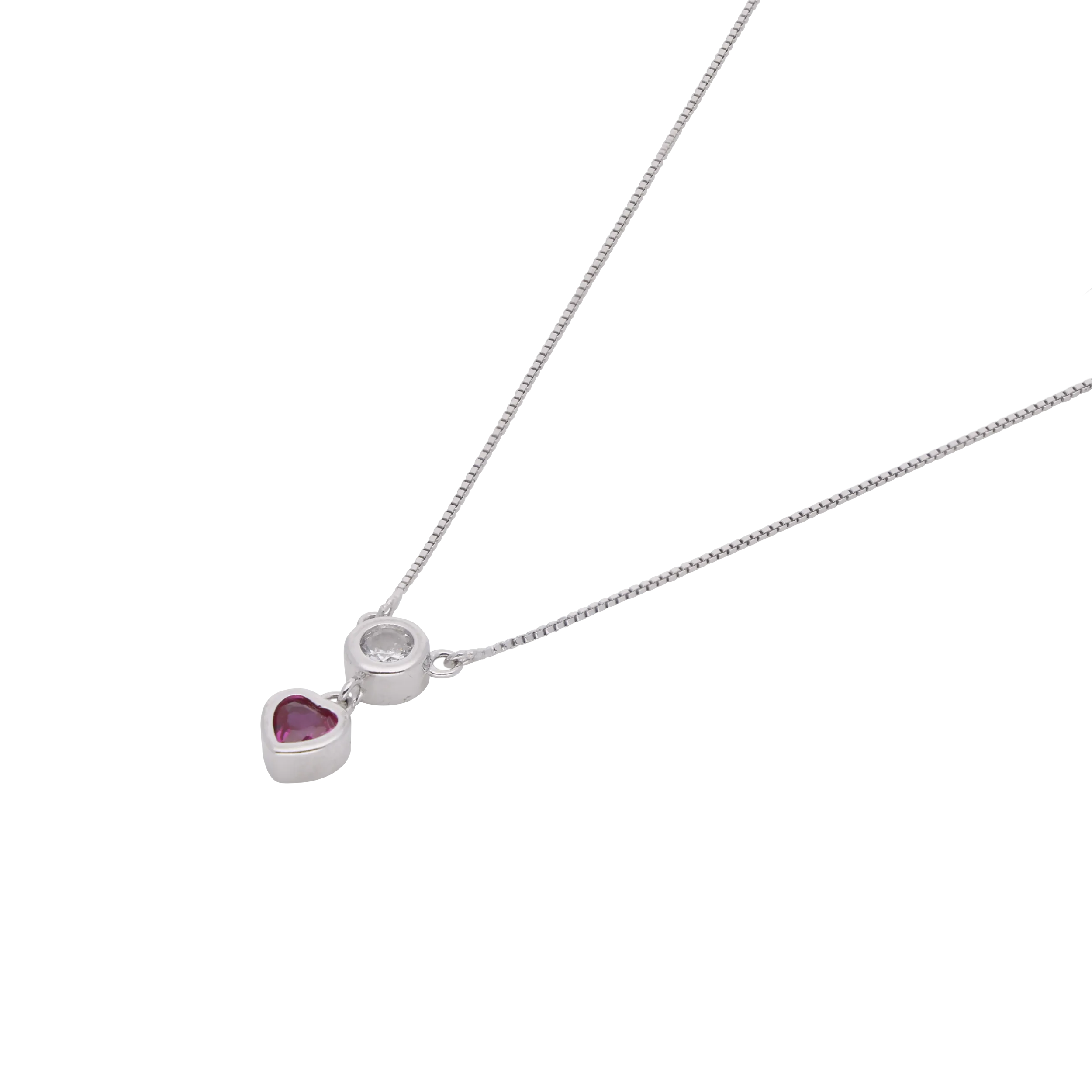 Radiant Red Gem & Cubic Zirconia Pendant | SKU : 0020859763, 0003403044, 0020859770, 0020859794, 0003403037, 0020859787