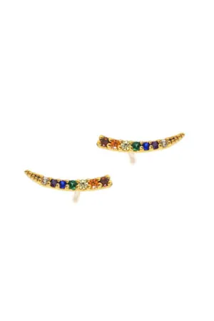 Rainbow Slice Stud