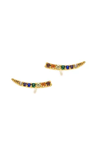 Rainbow Slice Stud