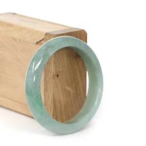RealJade® Co. "Classic Bangle" Deep Green Natural Burmese Jadeite Jade Bangle ( 55.08 mm ) #259