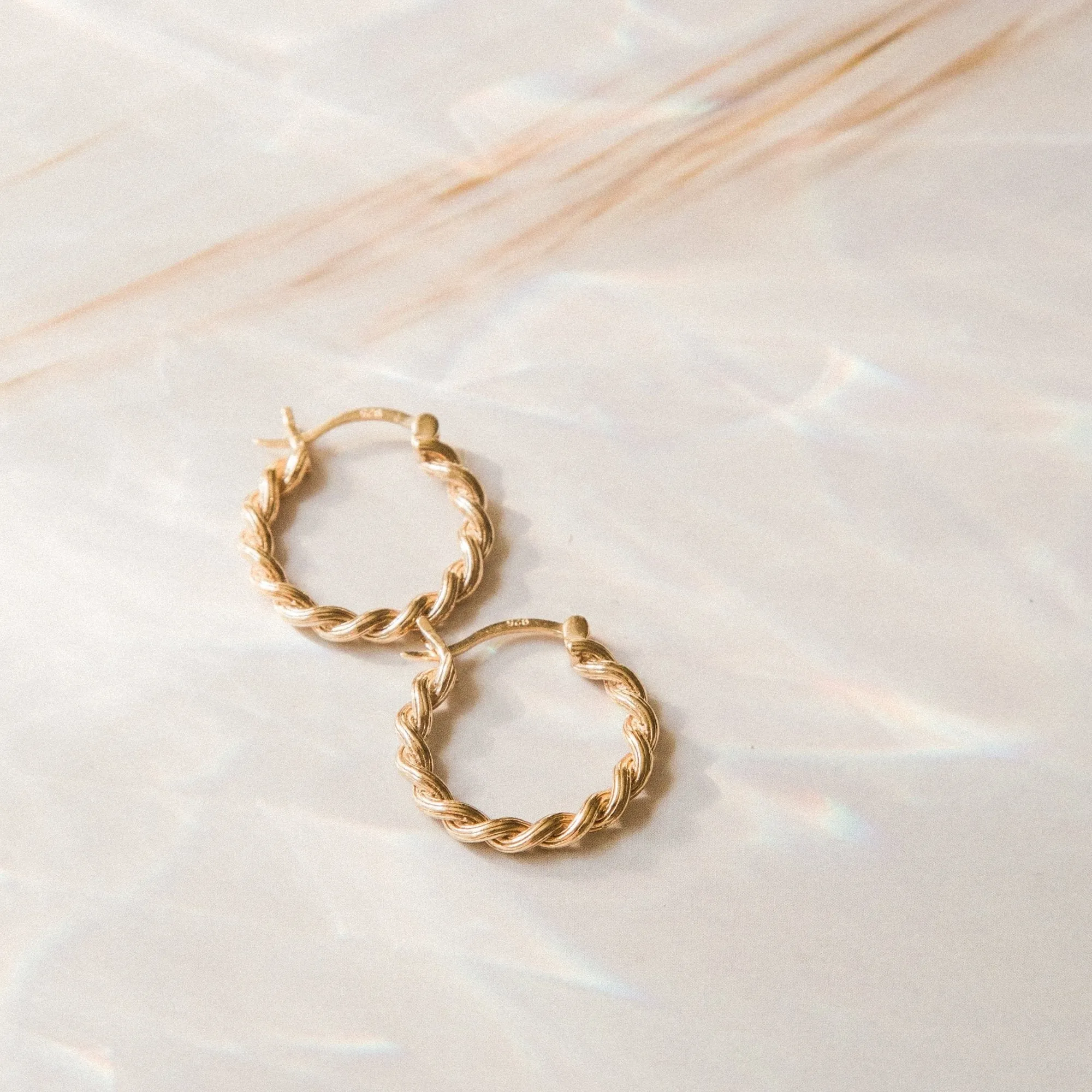 Rope Hoop Earrings