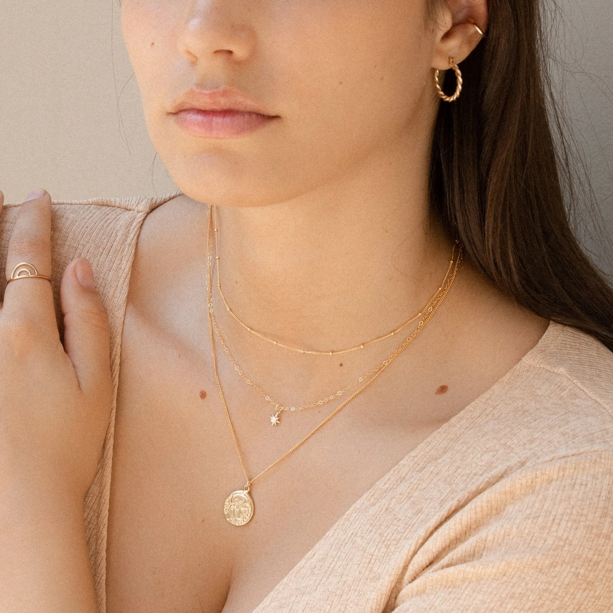 Rope Hoop Earrings