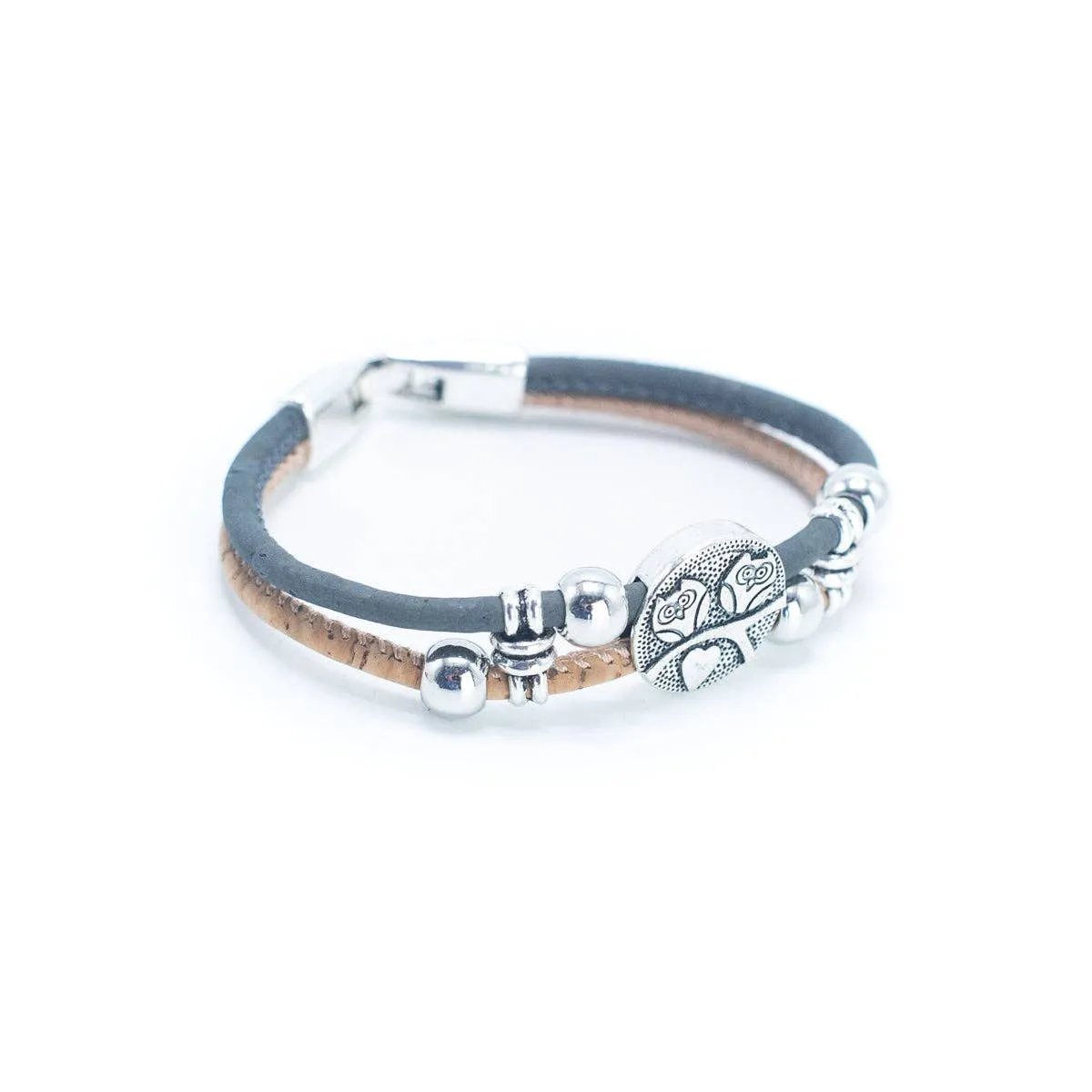 RoseBead Cork Bracelet BR-473-MIX-5