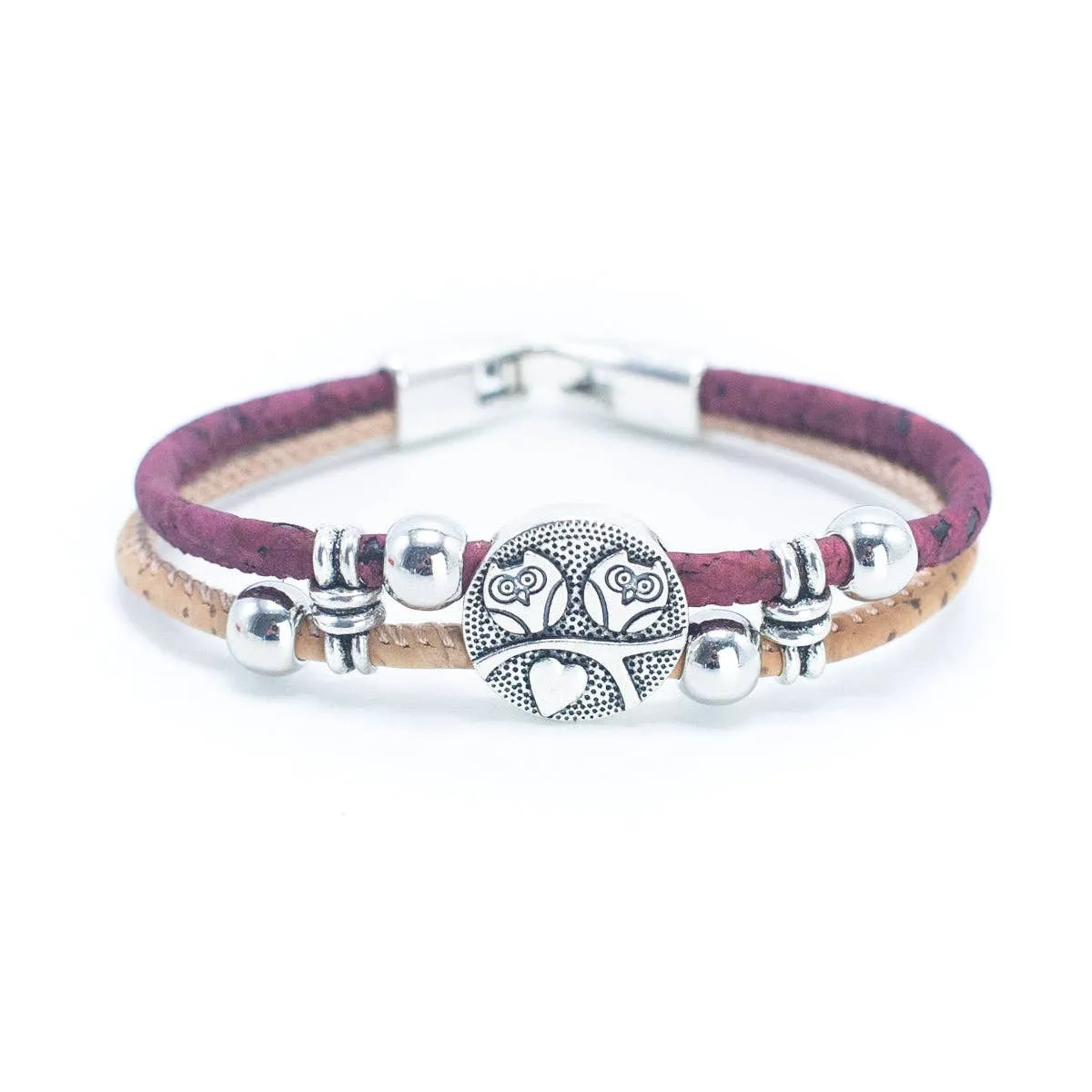 RoseBead Cork Bracelet BR-473-MIX-5