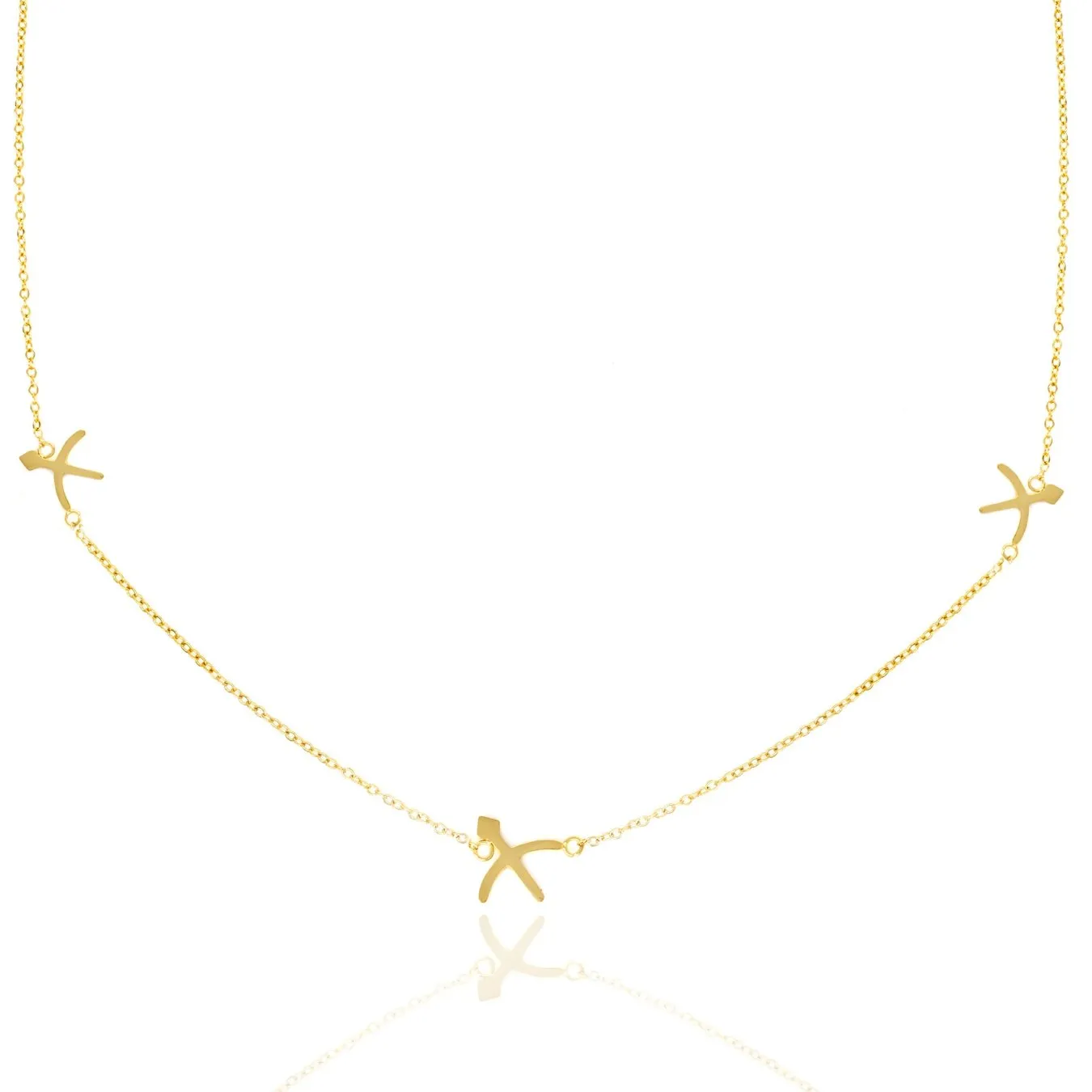 Sagittarius Necklace - Yellow Gold