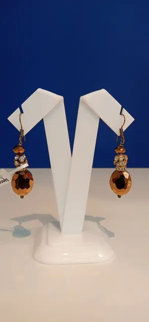 Santina Bronze Delicate Earrings