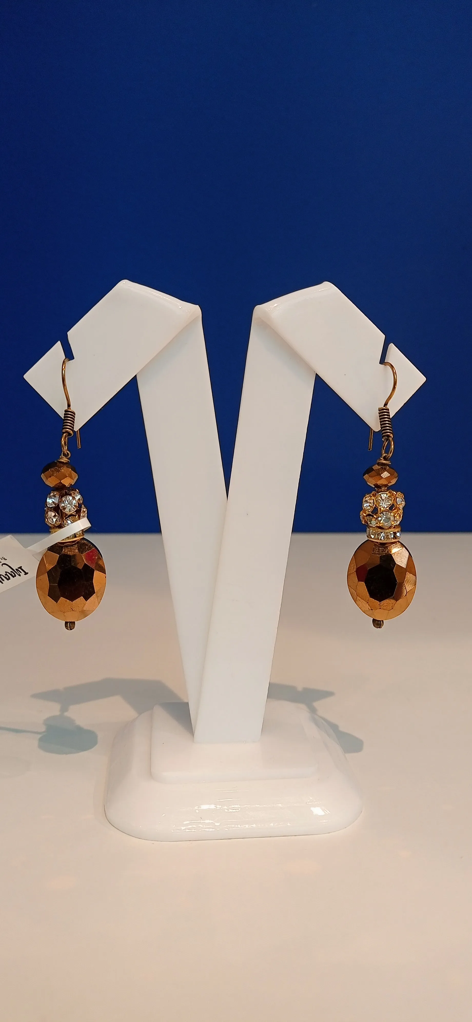 Santina Bronze Delicate Earrings