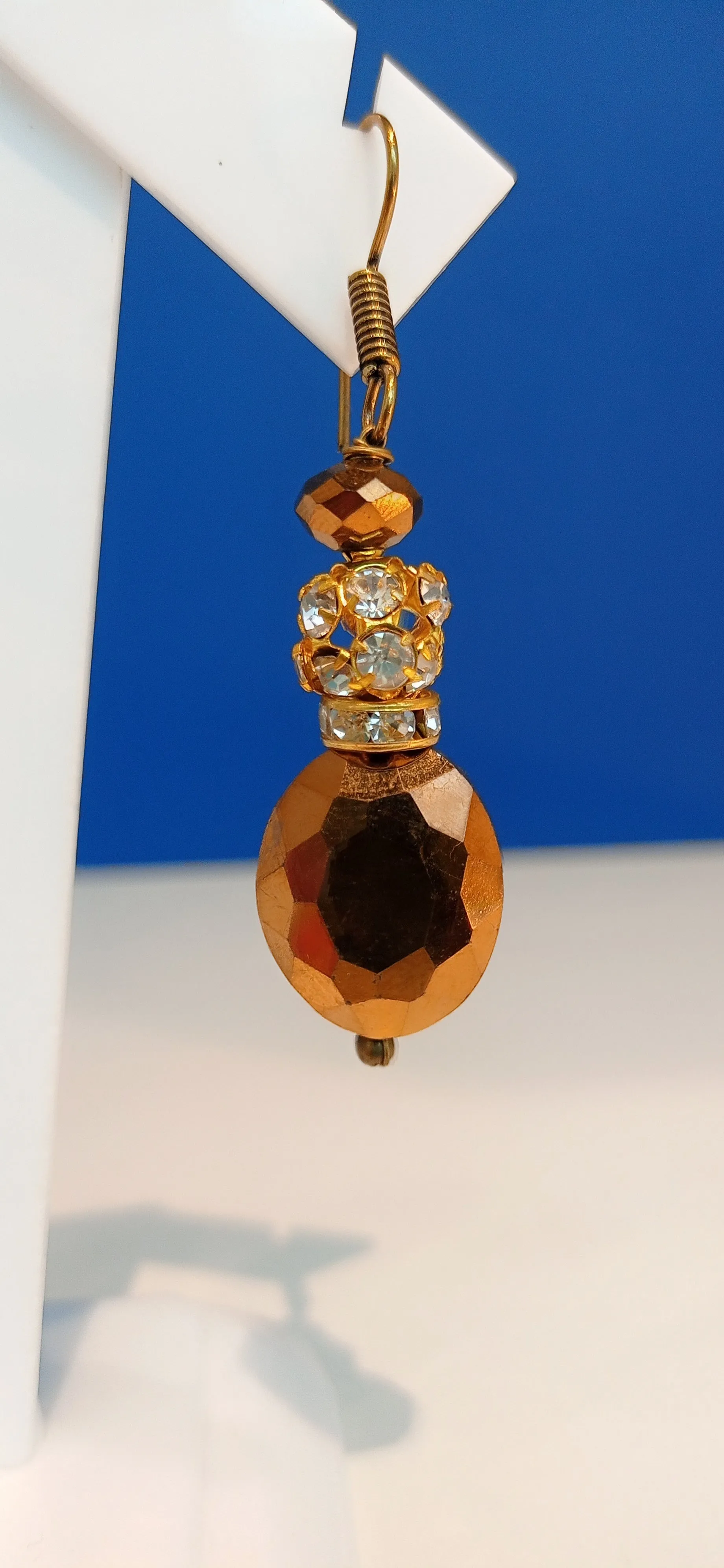 Santina Bronze Delicate Earrings