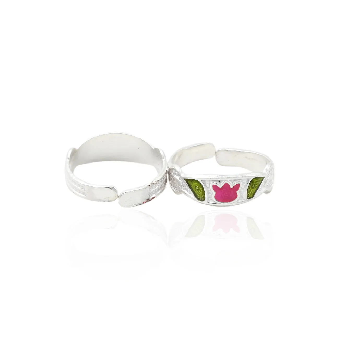Silver Exquisite Toe Rings