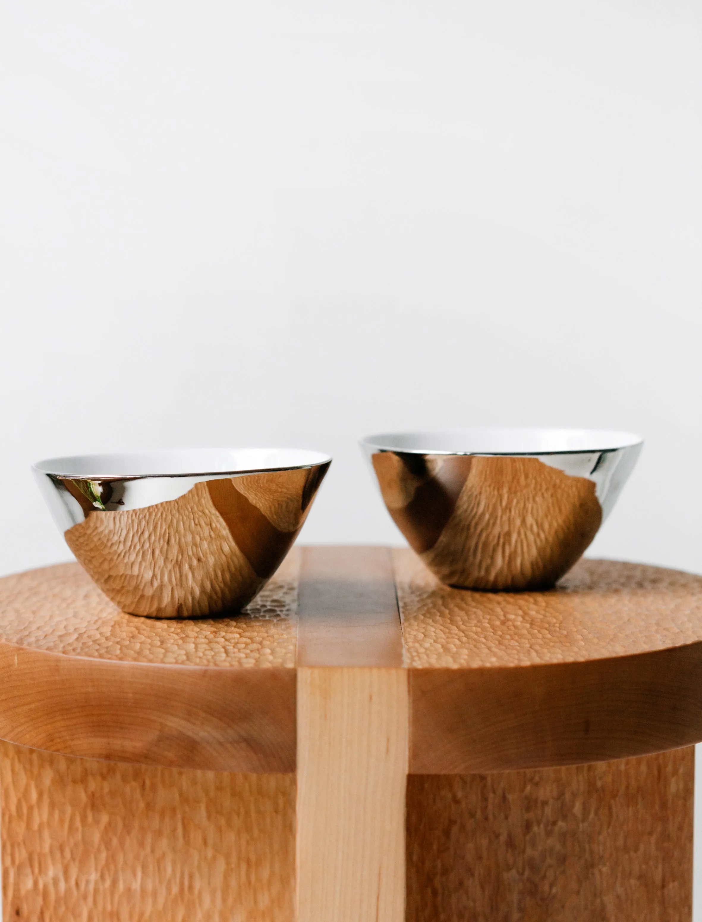 Small Bowl Porcelain Platinum