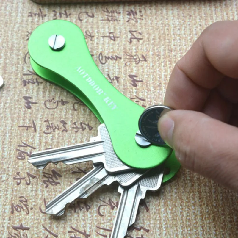 Smart Sticks Keychains Portable Key Folder Hard Oxide Aluminum Pocket Keys