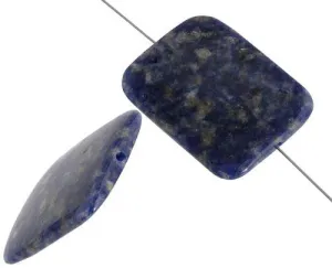 Sodalite 13x18mm Rectangle Beads