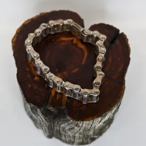 Solid Silvertire Chain Bracelet