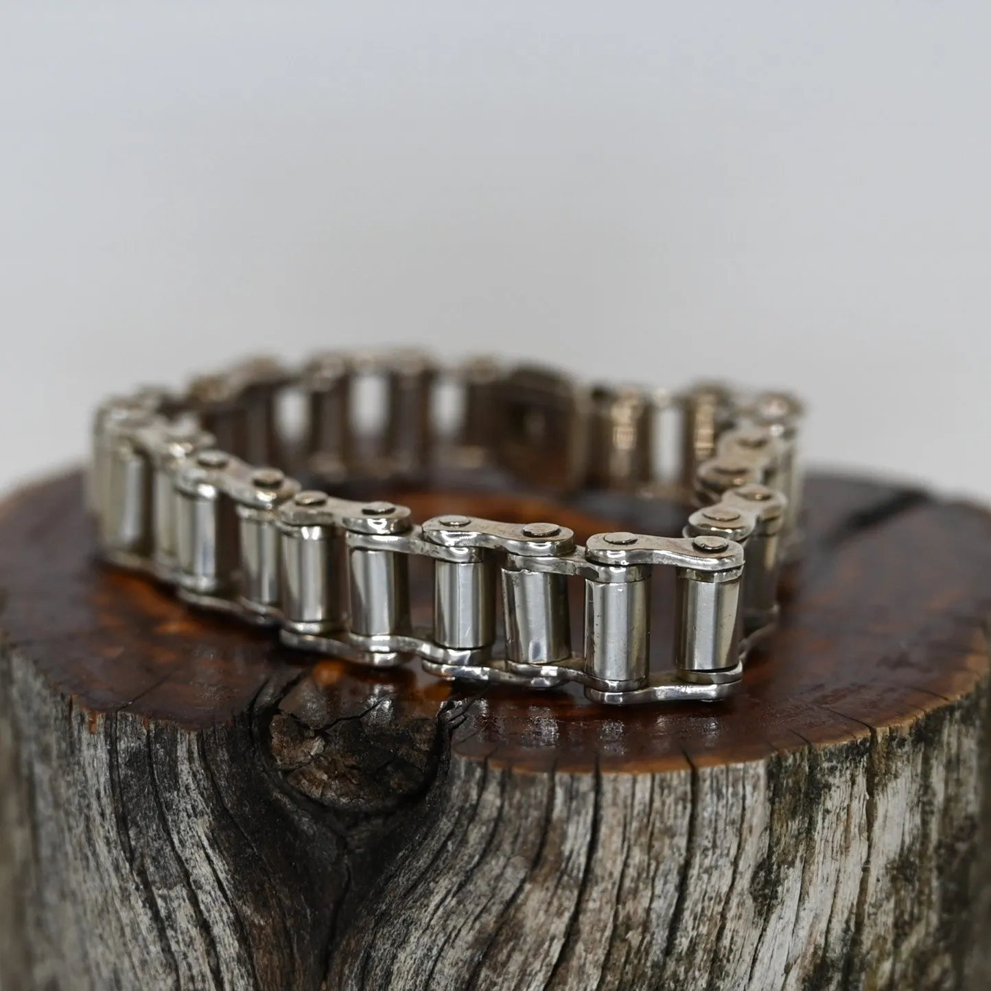 Solid Silvertire Chain Bracelet