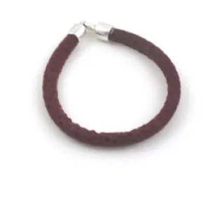 Sparkly Maroon Cord Bracelet