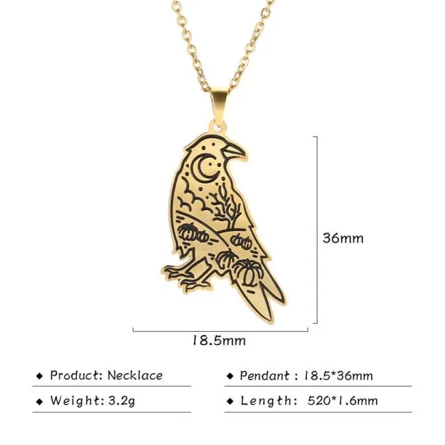 Stainless Steel Animal Pendant Necklace