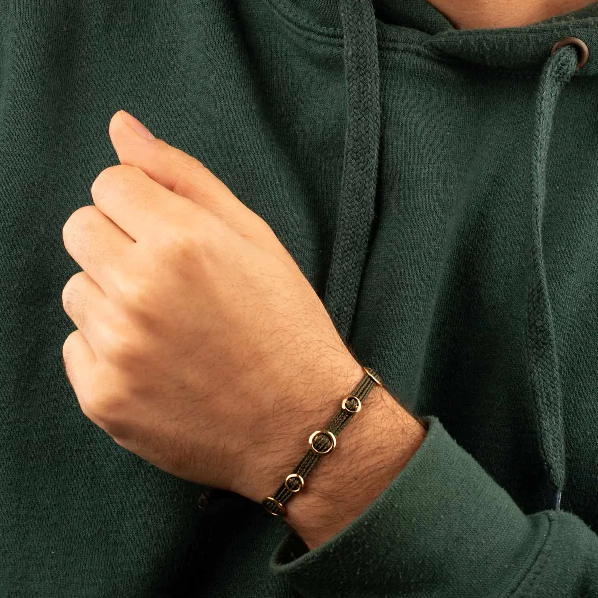 Stephen Circle Cord Bracelet