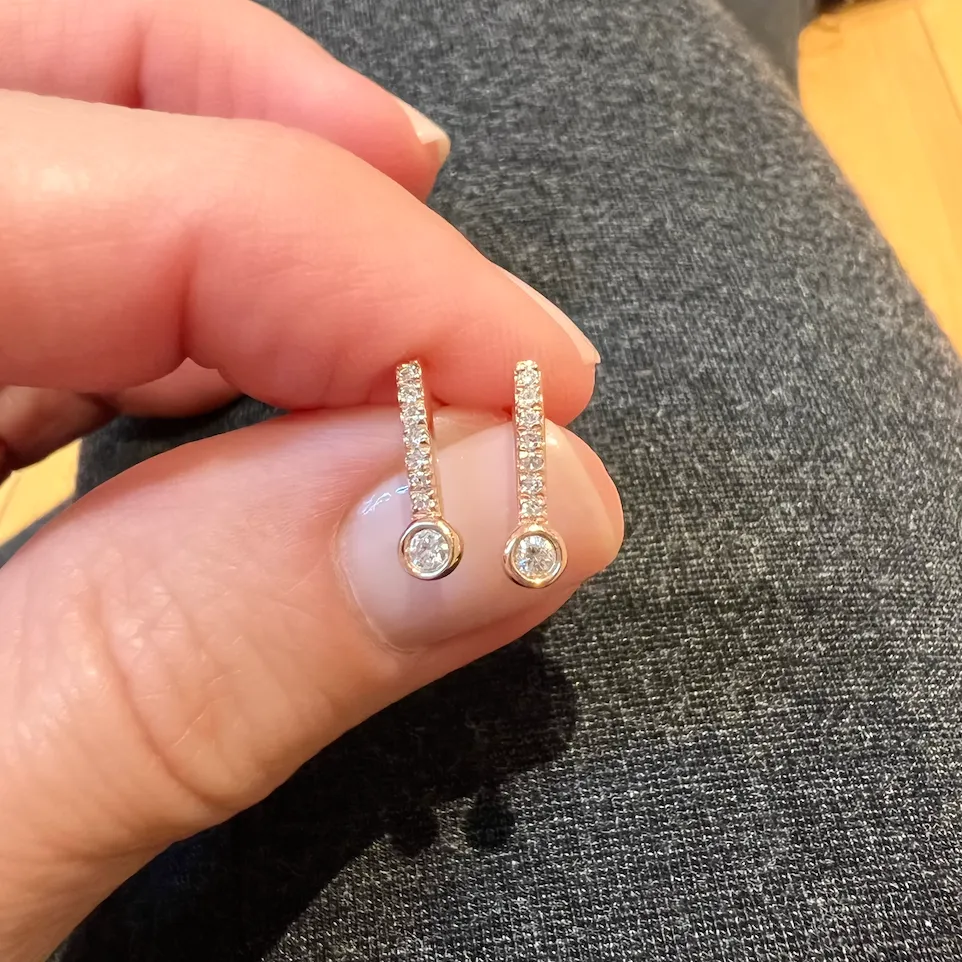 Sticks & Stones Stud Earring