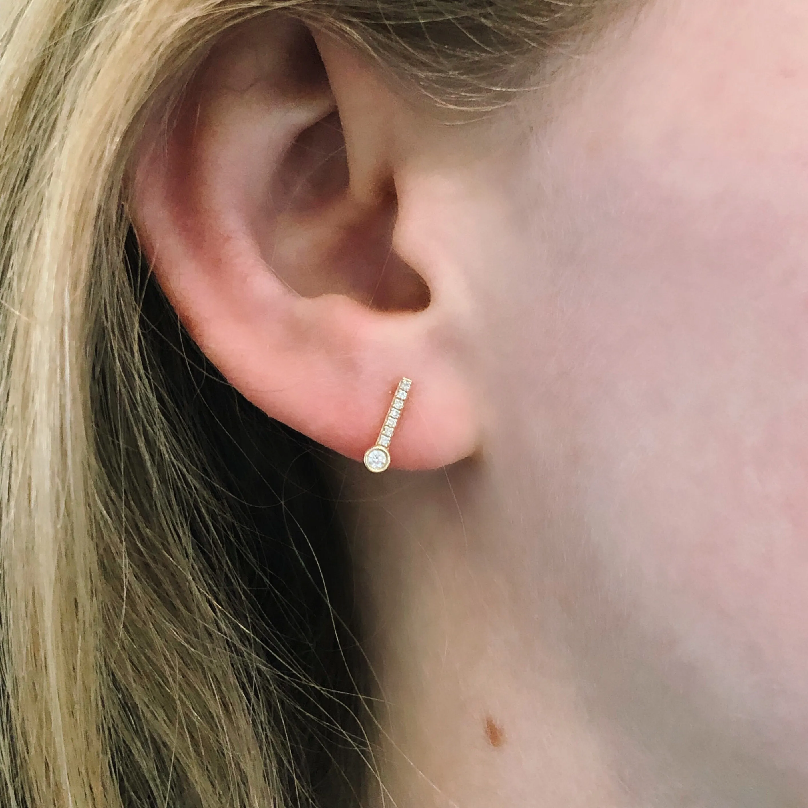 Sticks & Stones Stud Earring