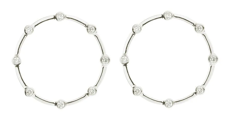 Stones Eternity Stud Earrings