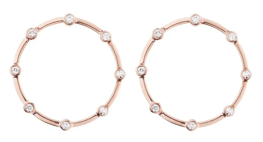 Stones Eternity Stud Earrings