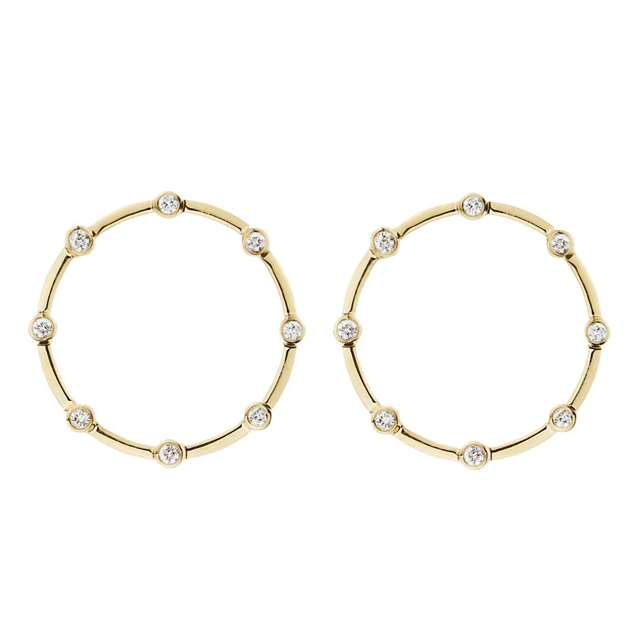 Stones Eternity Stud Earrings