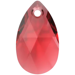 Swarovski Pendants Peardrop (6106) Light Siam