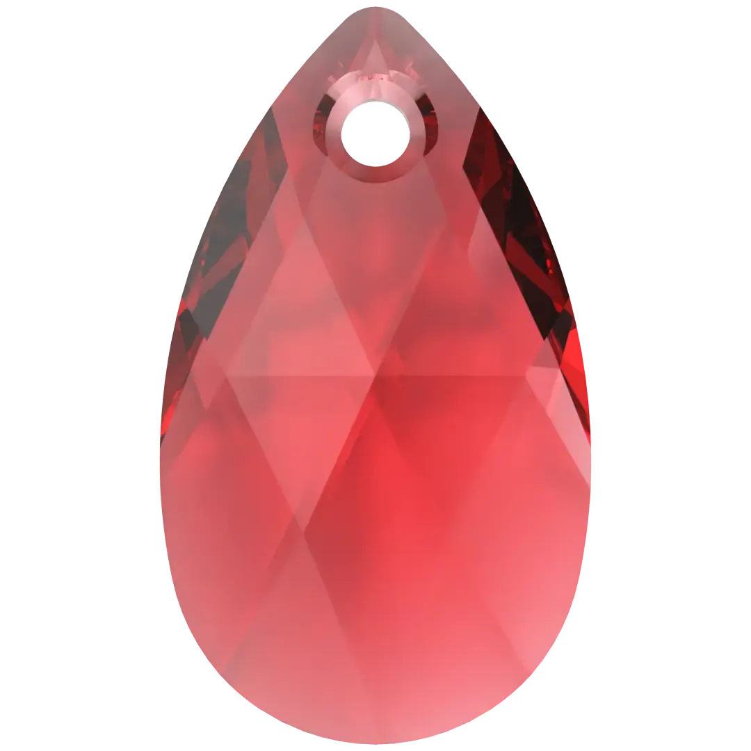 Swarovski Pendants Peardrop (6106) Light Siam