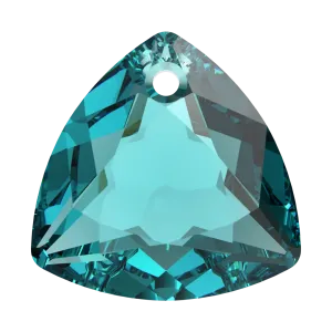 Swarovski Pendants Trilliant Cut (6434) Blue Zircon