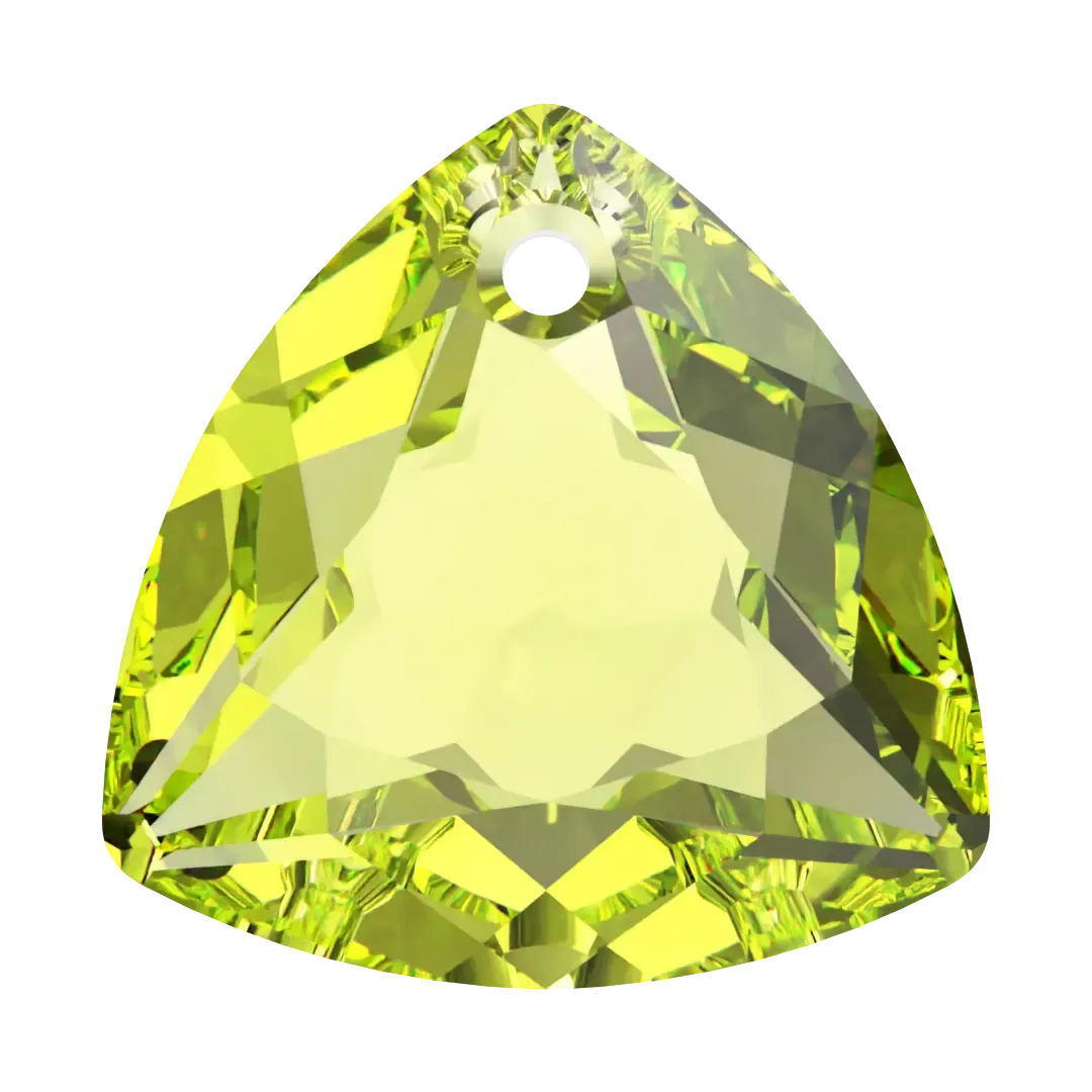 Swarovski Pendants Trilliant Cut (6434) Citrus Green