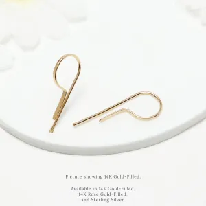 Sweet Pea Classic P-Threader Earrings