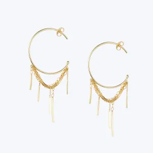 Sycamore 18K Gold Small Hoops