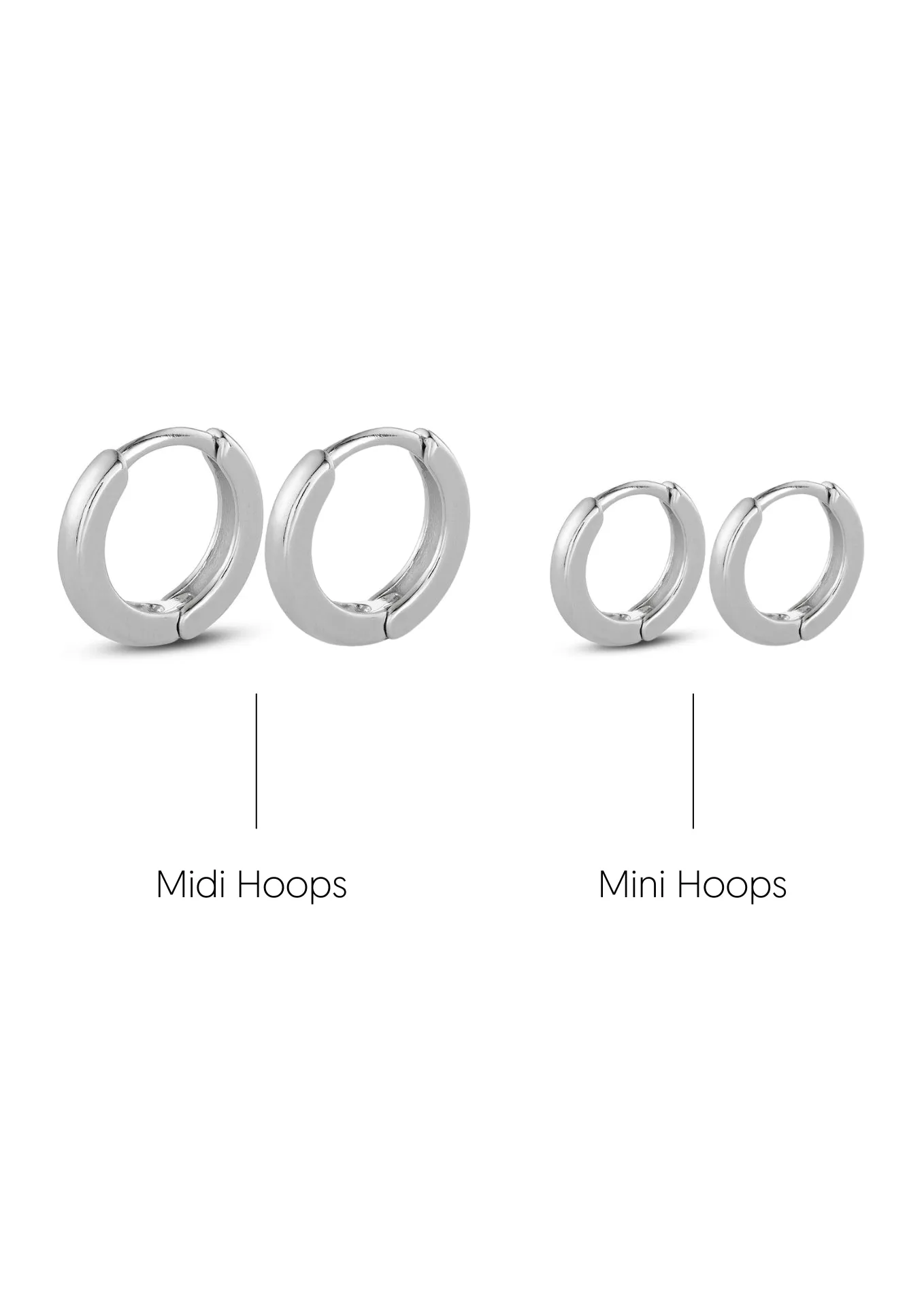 Sydney Horizon Hoops Silver
