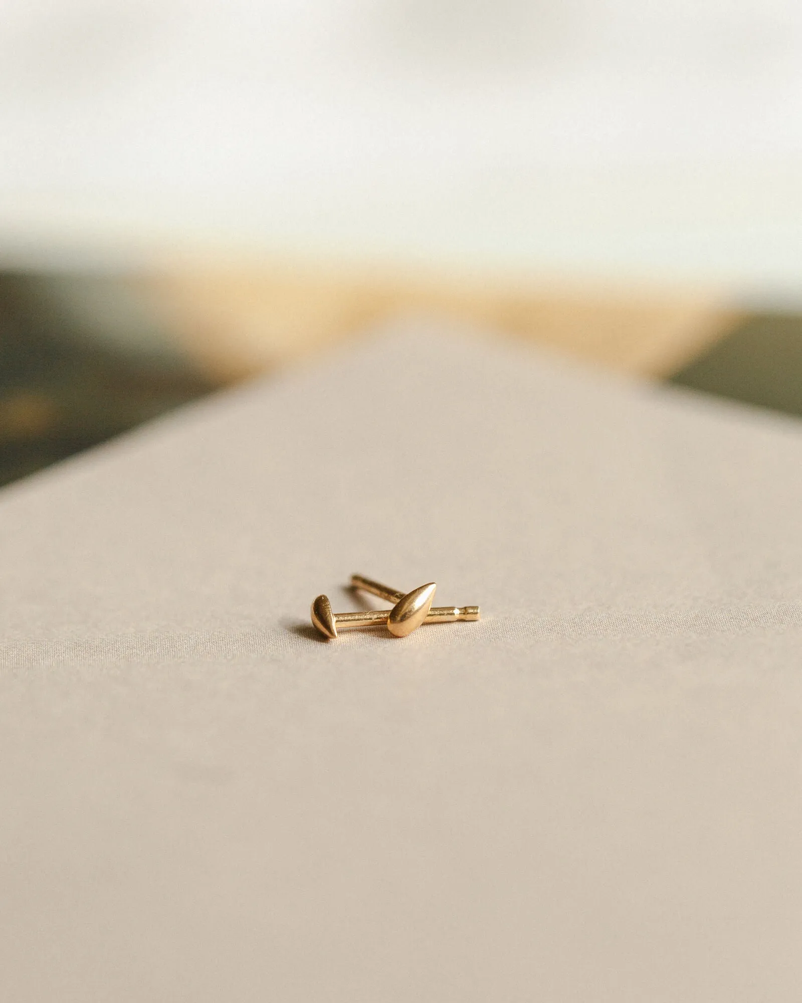 Teardrop Studs