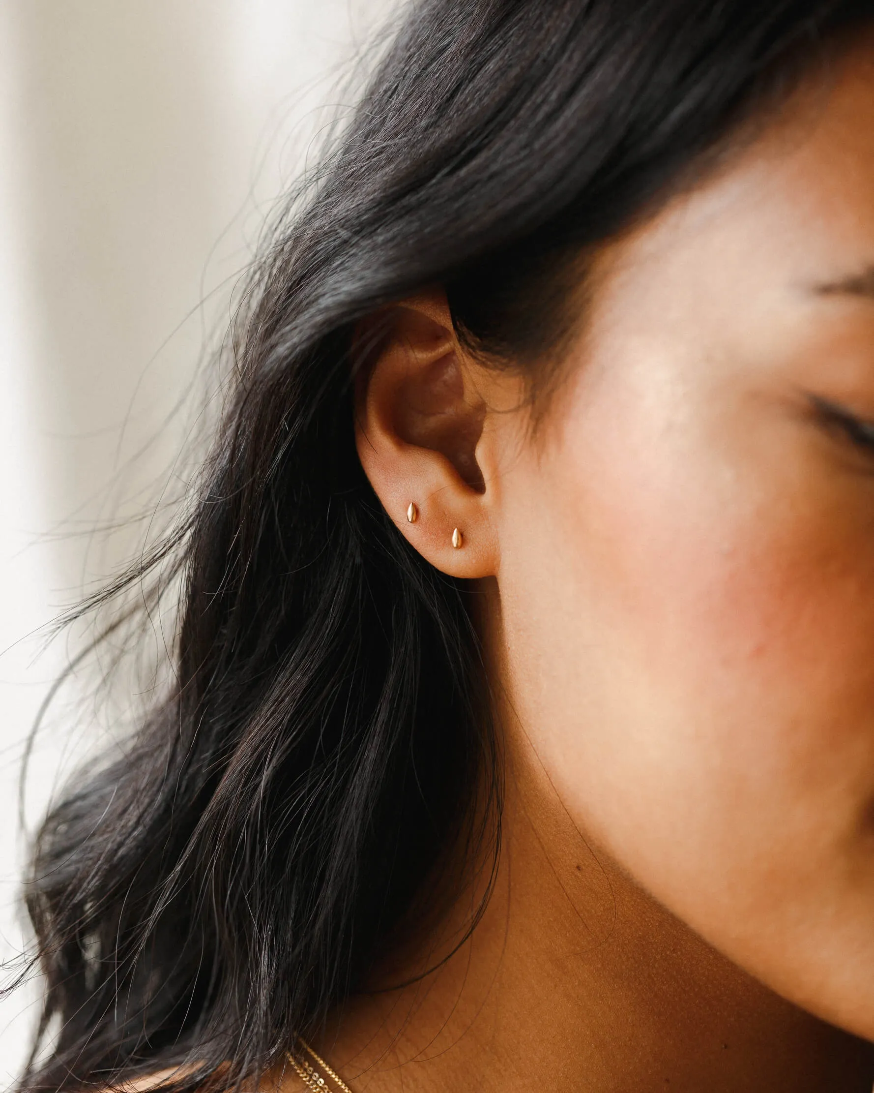 Teardrop Studs