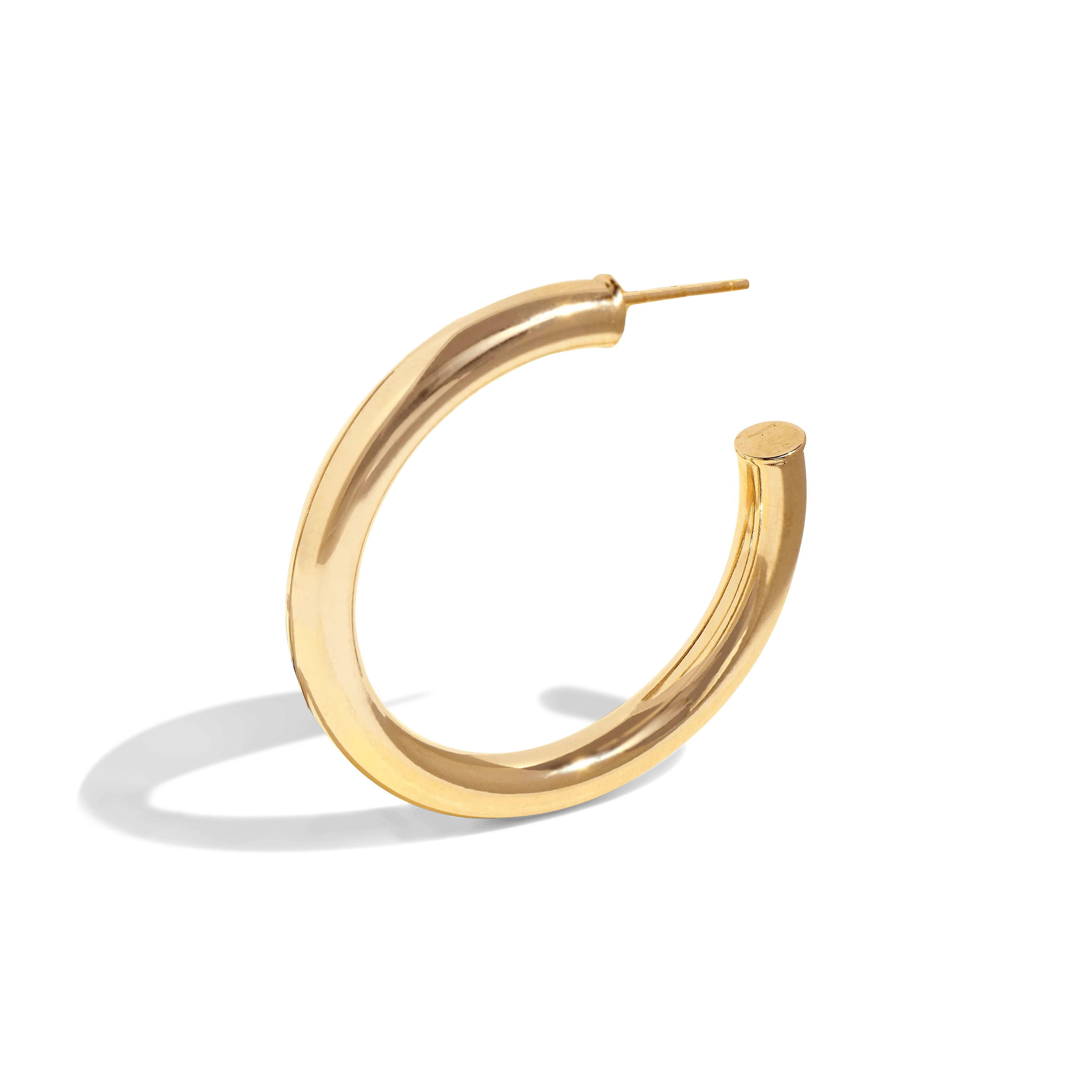 THE KENDAL HOOP LARGE - 18k gold plated