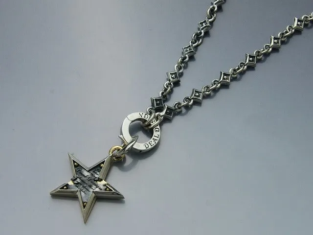 Tiny cross studs chain