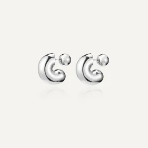 Tome Medium Hoop Silver