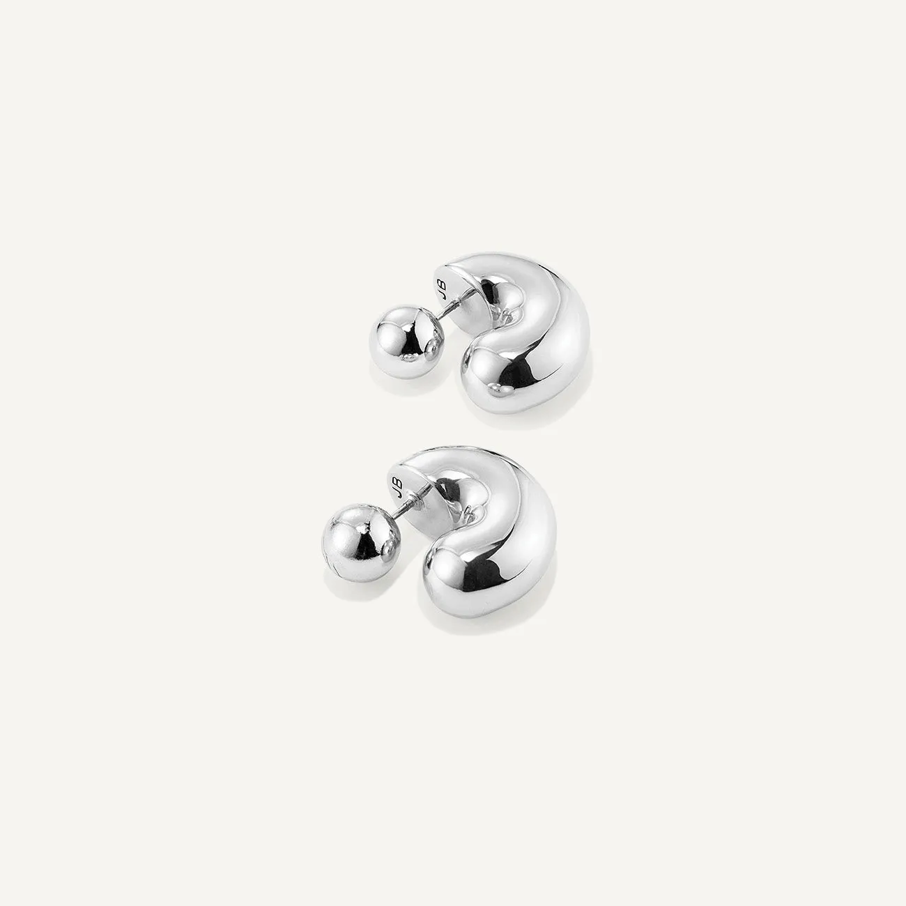 Tome Medium Hoop Silver