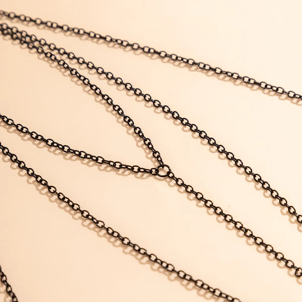 Trendy European and American Jewelry Collection: Vienna Verve Necklace & Body Chain Set